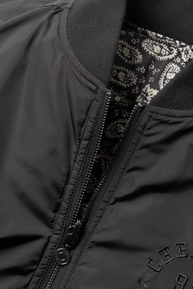 Reversible Argusgi black paisley jacket