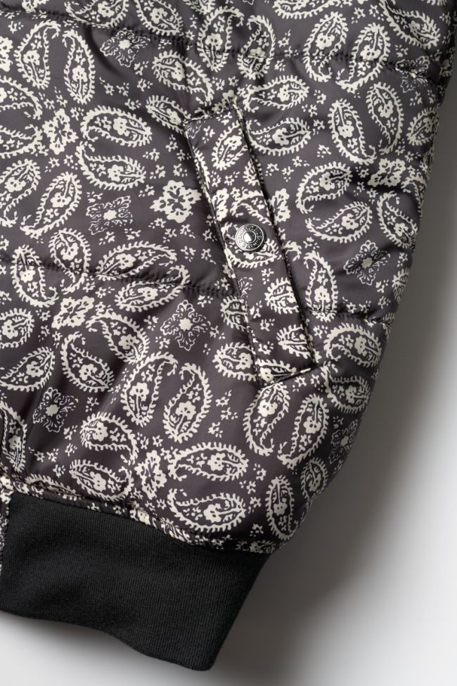 Reversible Argusgi black paisley jacket