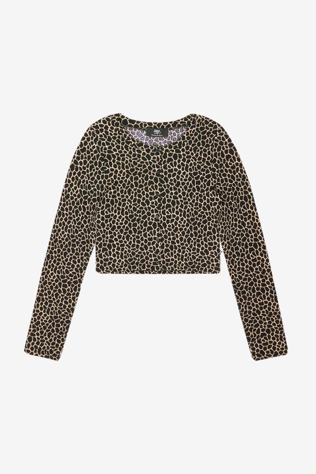 Coulagi black patterned top