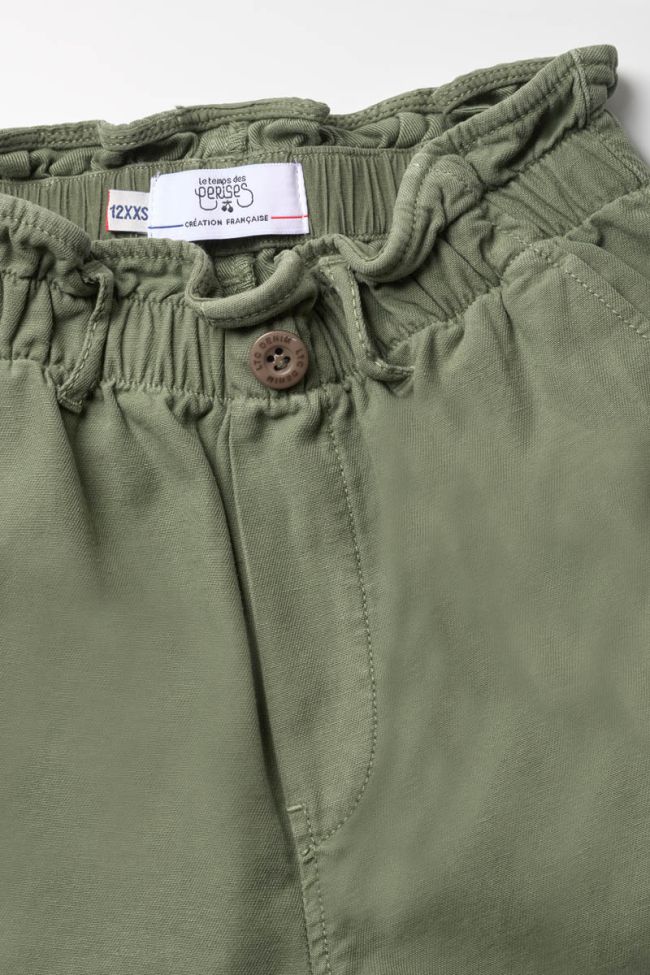 Pantalon cargo Magy kaki
