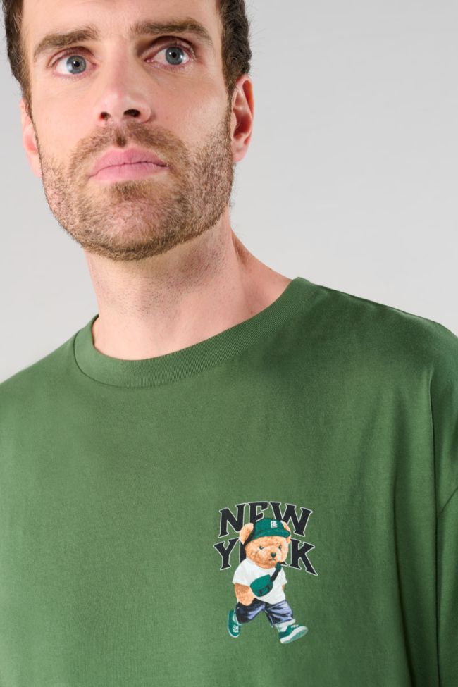 Bam green printed T-shirt