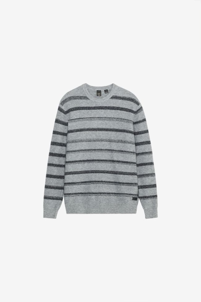 Dunite grey striped sweater