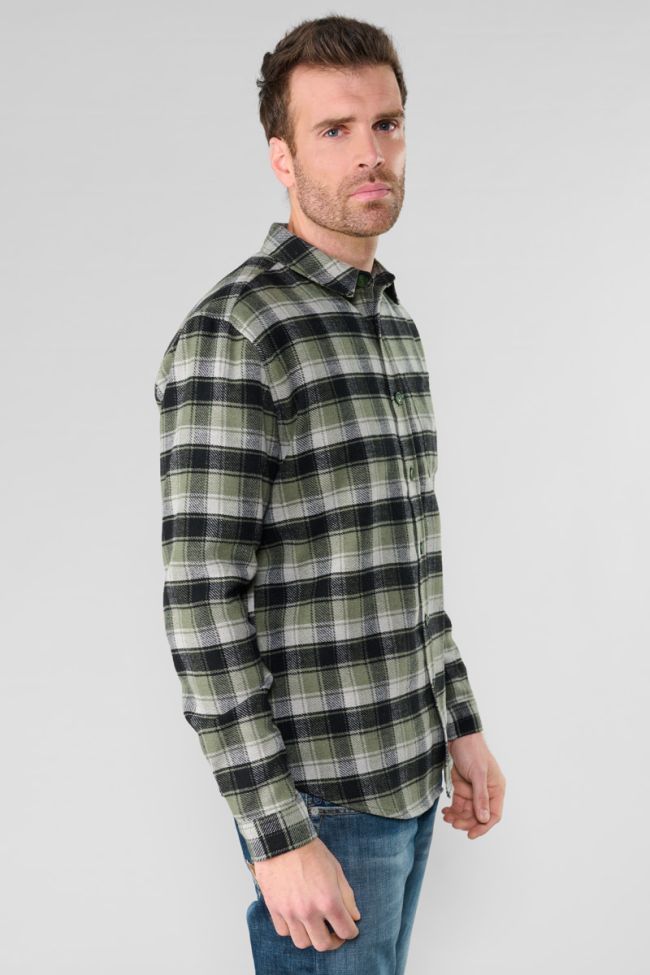Surchemise Ferino verte à carreaux