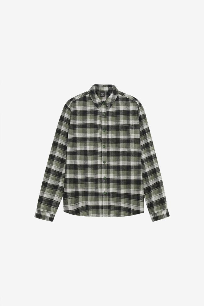 Surchemise Ferino verte à carreaux