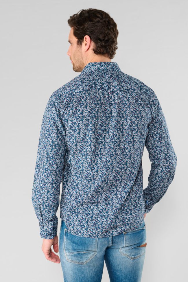 Fusar blue floral shirt