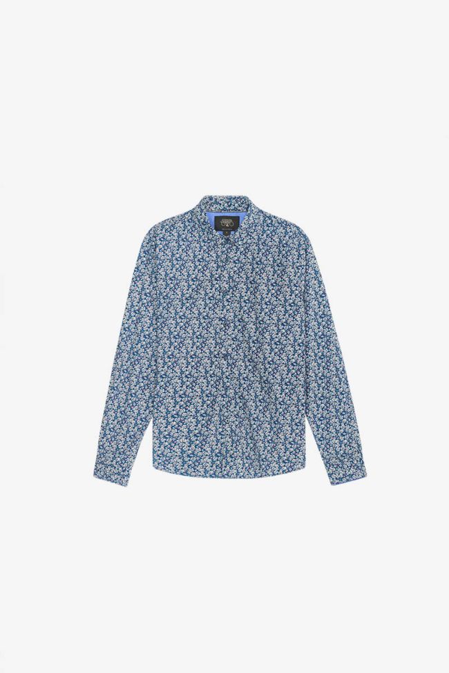 Fusar blue floral shirt