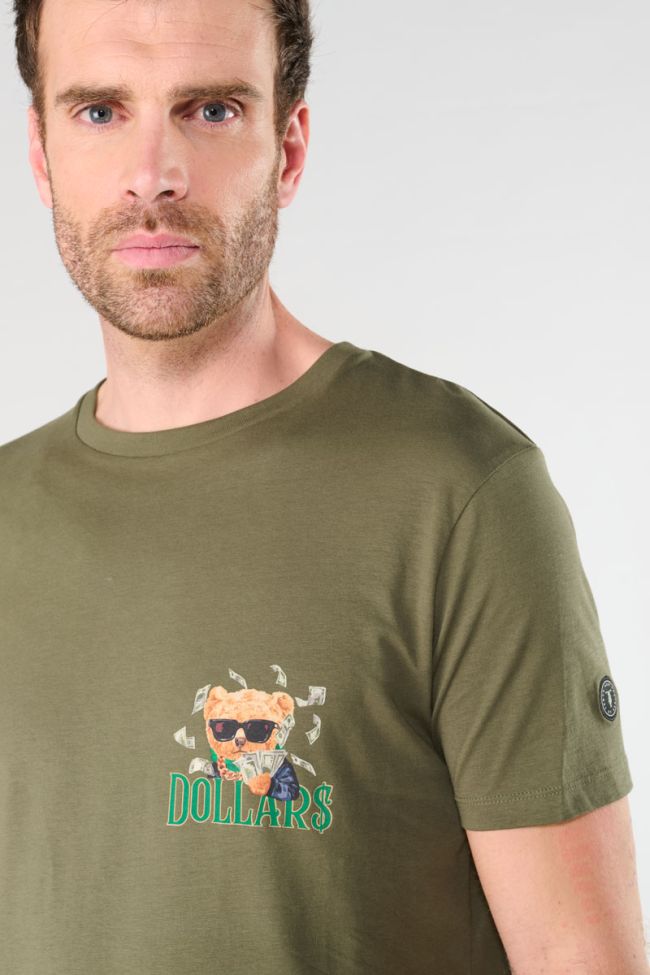 Jalen khaki printed T-shirt