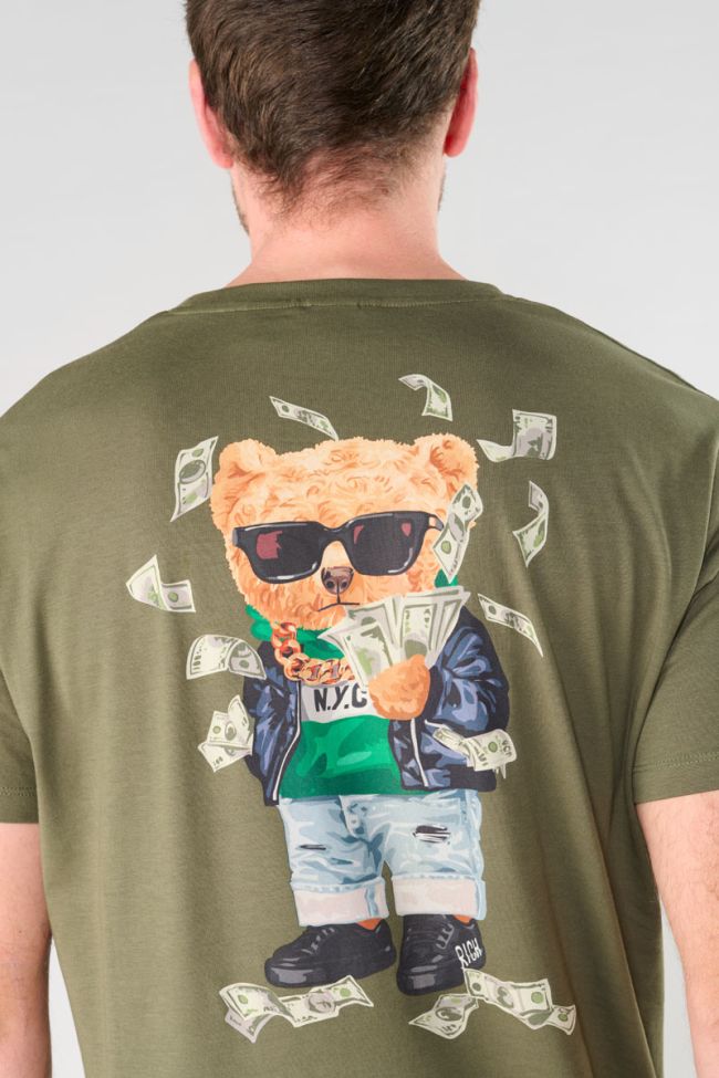 Jalen khaki printed T-shirt