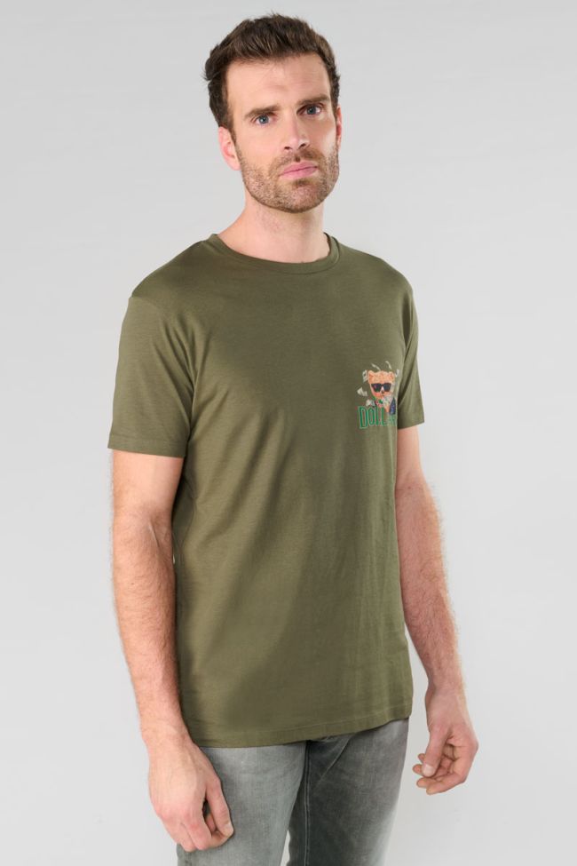 Jalen khaki printed T-shirt