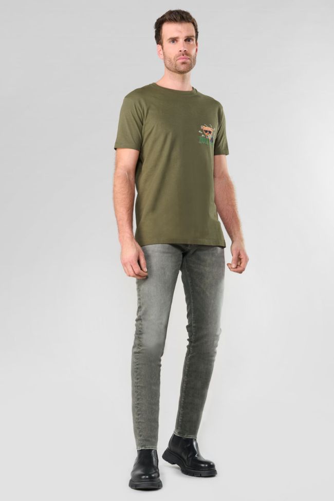Jalen khaki printed T-shirt