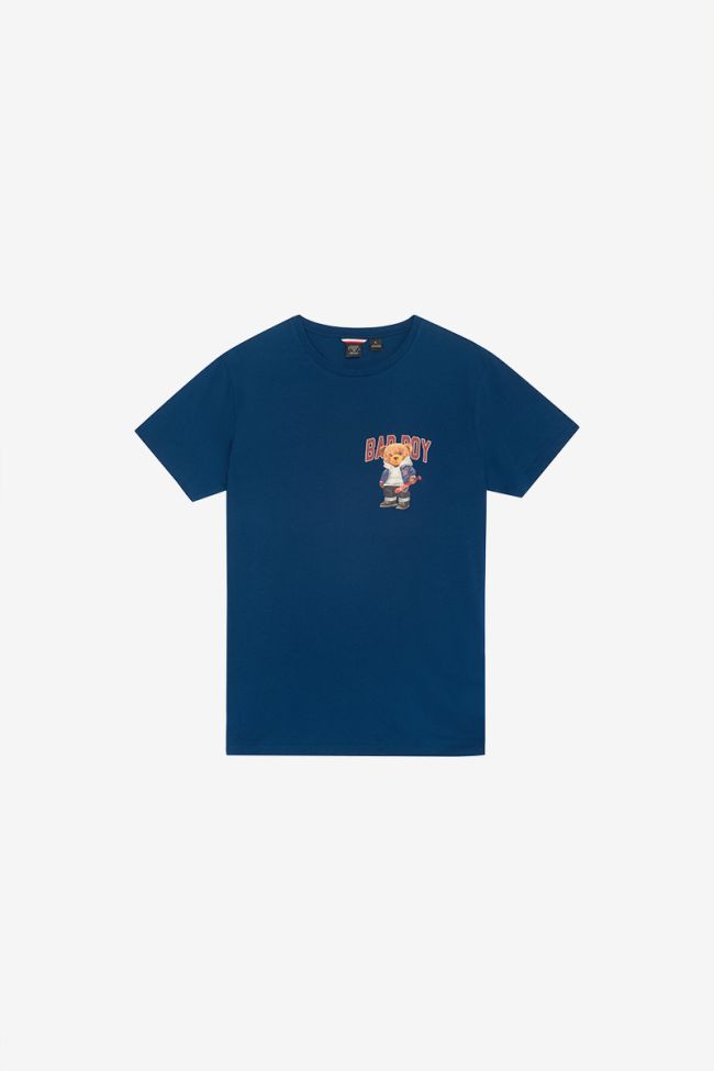 Kenta navy blue printed T-shirt