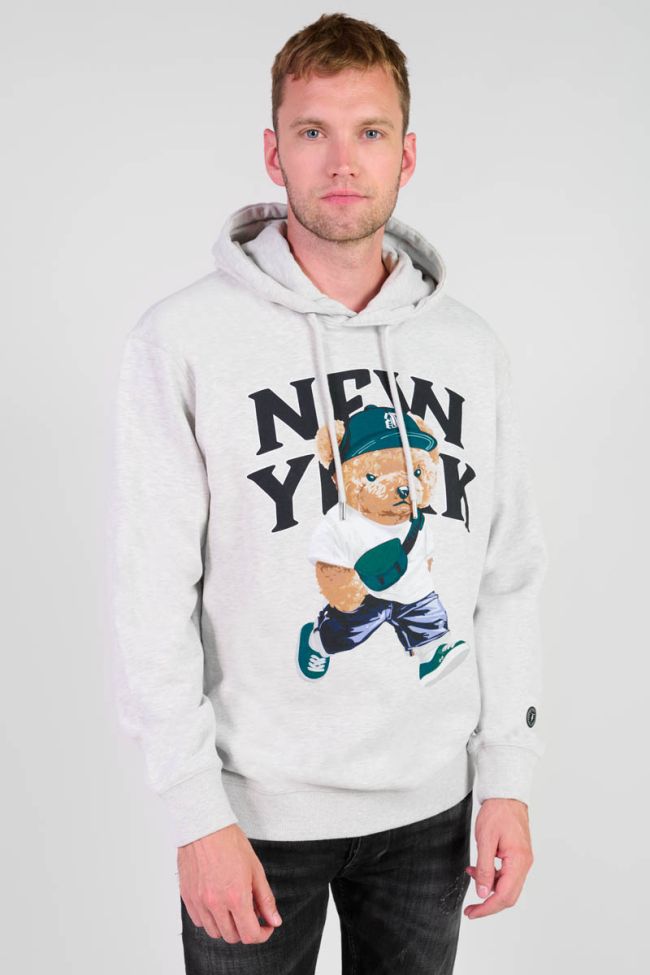 Sweat à capuche Lam gris