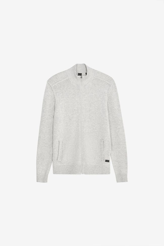 Laya grey zipped cardigan