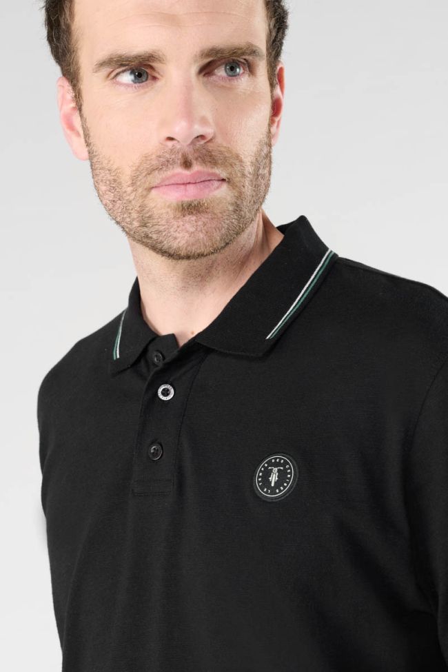 Romes long-sleeve polo shirt black