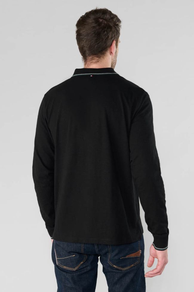 Romes long-sleeve polo shirt black