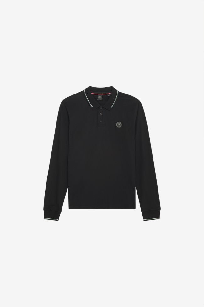 Romes long-sleeve polo shirt black