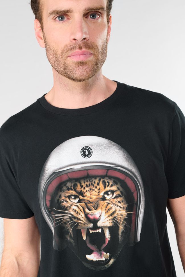 Seth black printed T-shirt