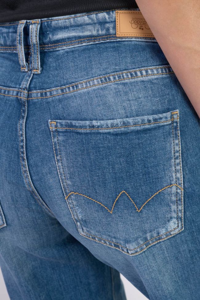 Jeans 400/28 loose Revers high waist destroy blue N°3