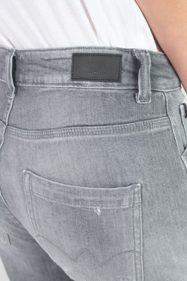 Jeans 400/60 girlfriend Union high waist destroy grey N°3