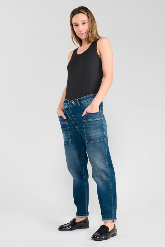 Jeans boyfit Cosy Pocket 7/8th blue N°2