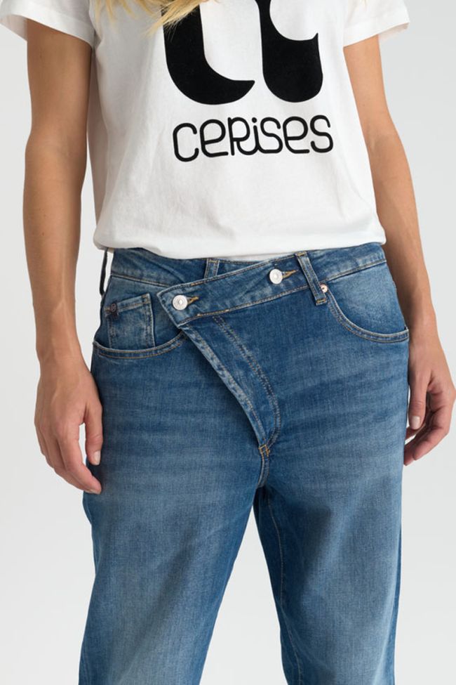 Jeans loose Cosy 7/8th blue N°4