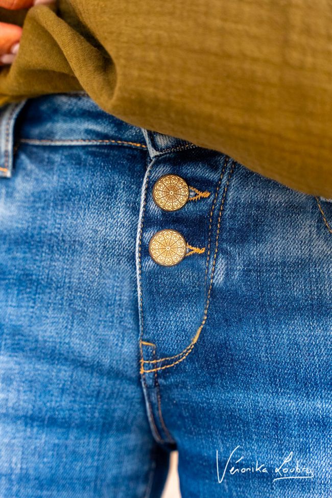 Patricia flare by Véronika Loubry blue jeans N°2