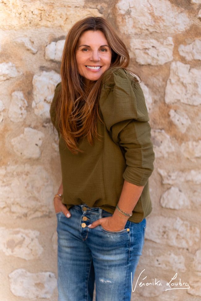 Patricia flare by Véronika Loubry blue jeans N°2