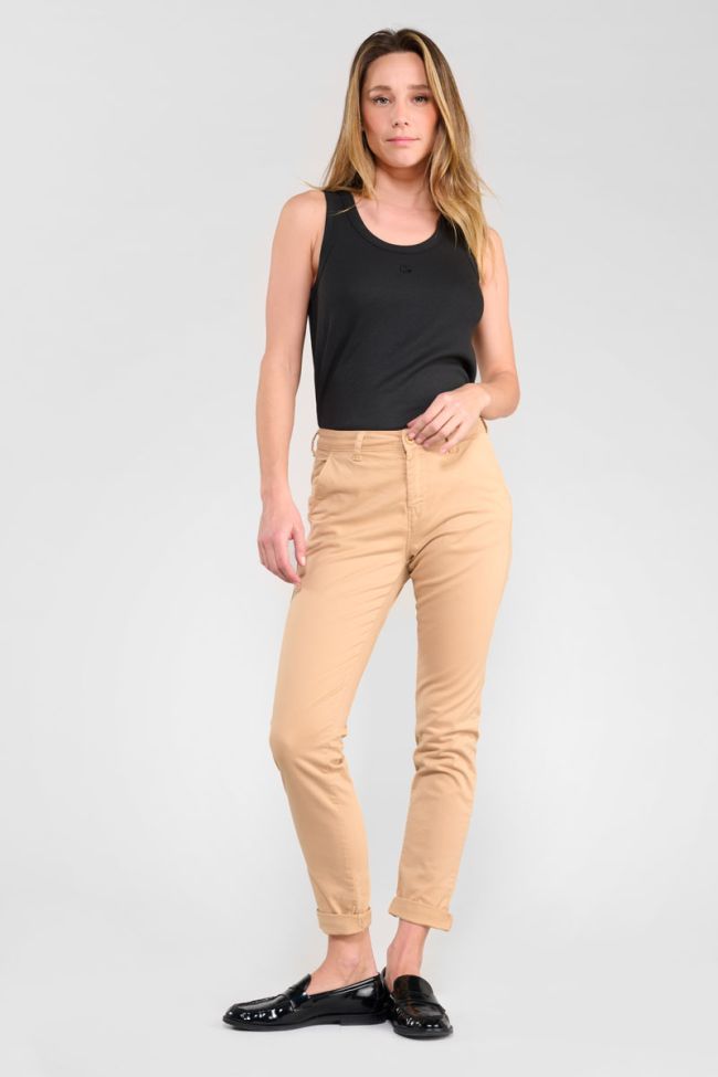 Dyli6 beige chino trousers