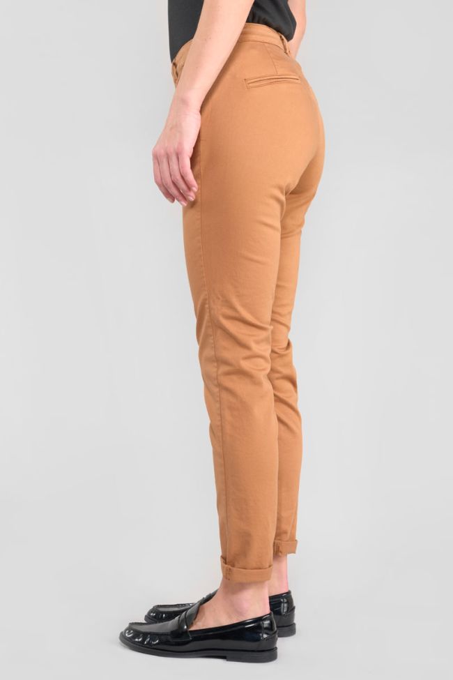 Dyli6 camel chino trousers
