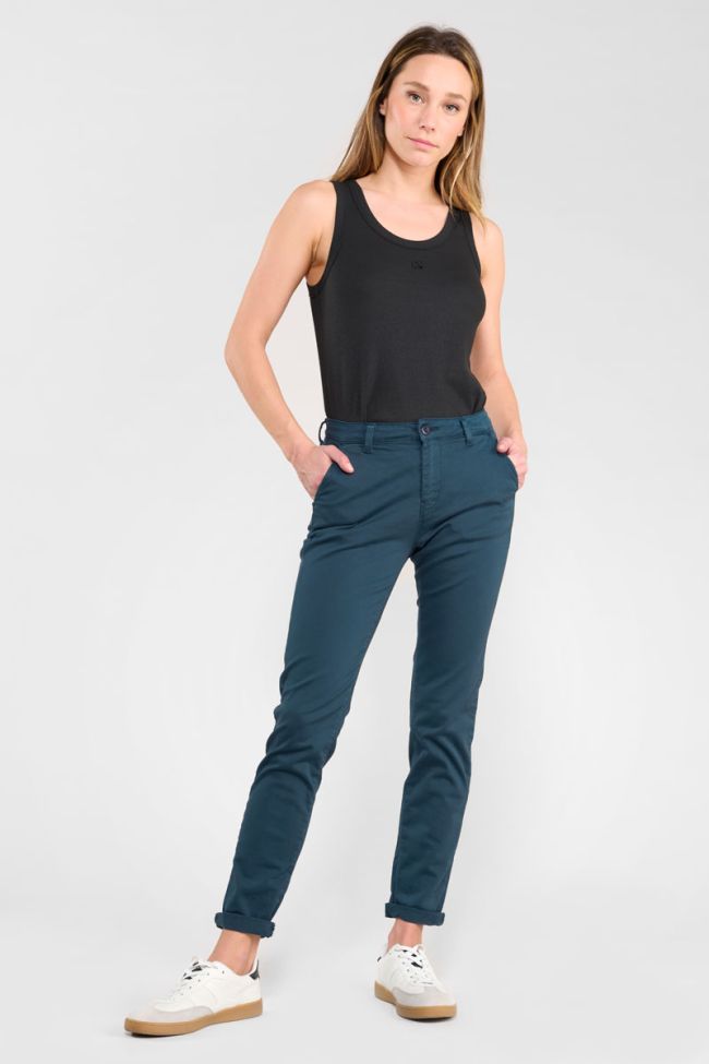 Dyli6 navy blue chino trousers