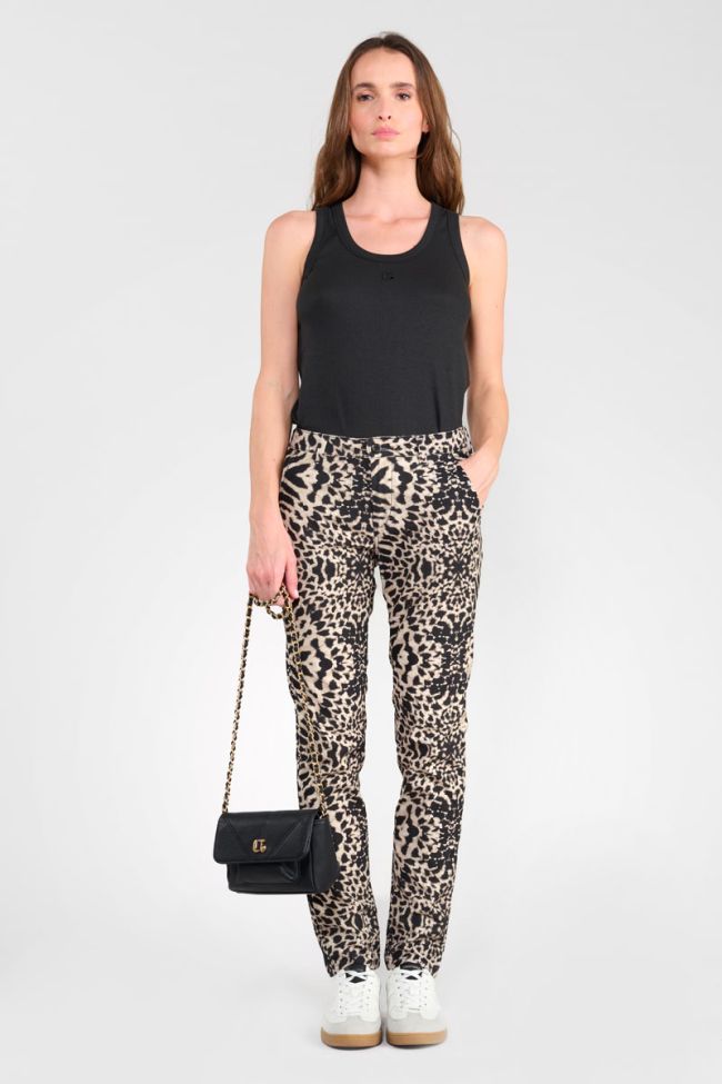 Rodin animal print chino trousers