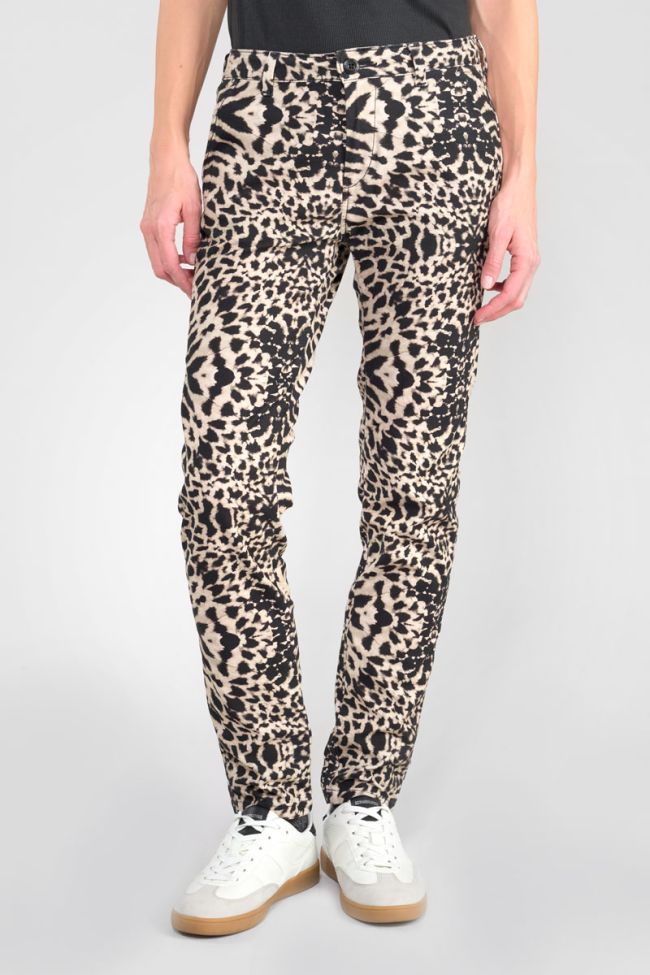 Rodin animal print chino trousers