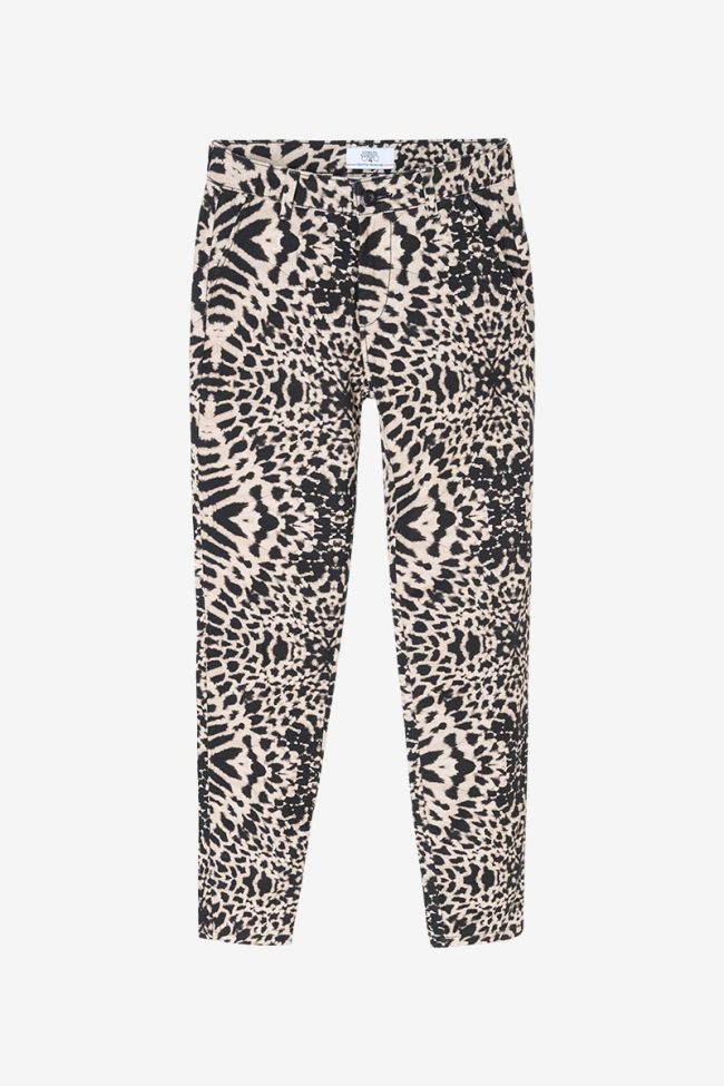 Rodin animal print chino trousers