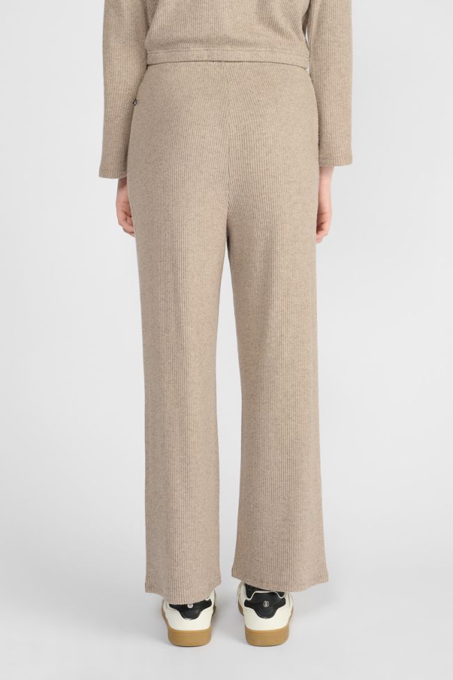 Arizegi pants in beige knitwear