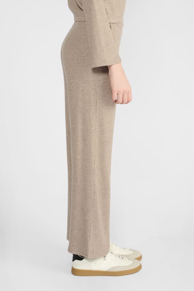 Arizegi pants in beige knitwear