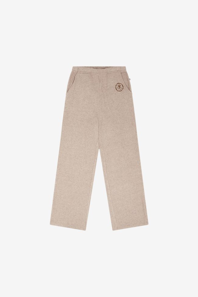 Arizegi pants in beige knitwear