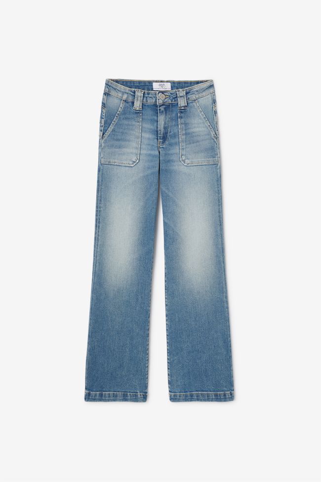 Blue high-waisted pulp flare jeans N°4