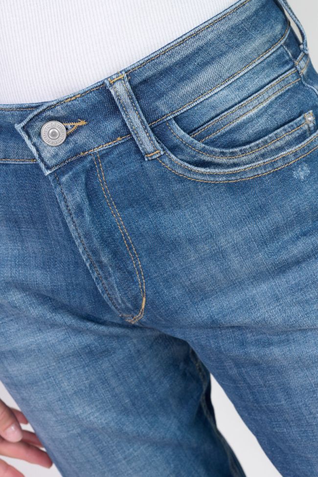 Jeans 400/17 mom Binh high waist 7/8th destroy blue N°3