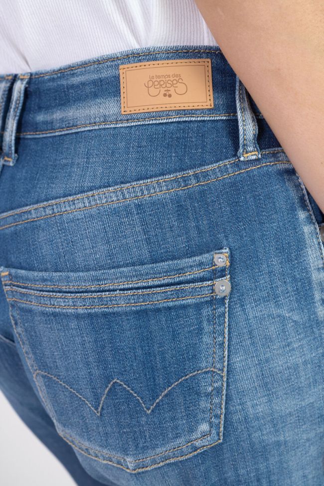 Jeans 400/17 mom Binh high waist 7/8th destroy blue N°3