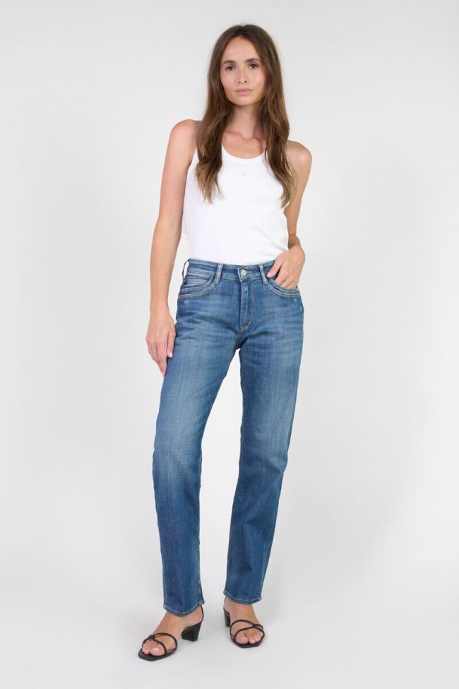 Jeans 400/17 mom Binh high waist 7/8th destroy blue N°3