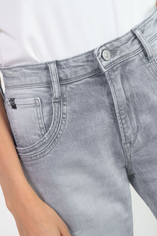 Jeans 400/28 loose Carlino high waist destroy grey N°3