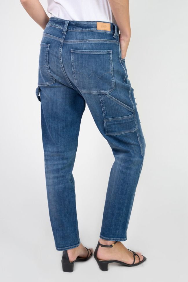 Jeans 400/60 girlfriend Vecta high waist destroy blue N°3