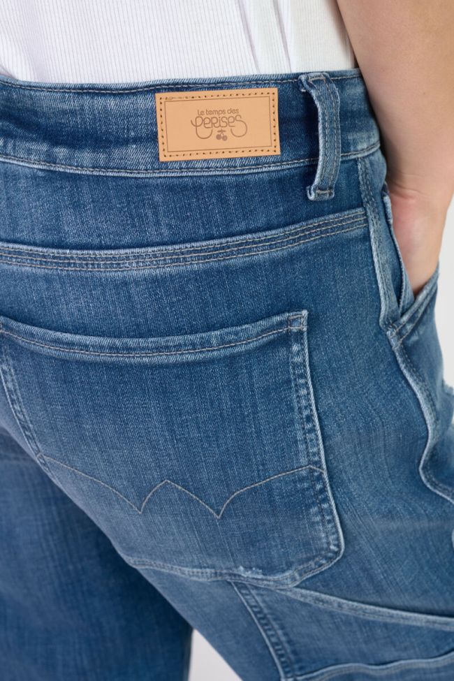 Jeans 400/60 girlfriend Vecta high waist destroy blue N°3