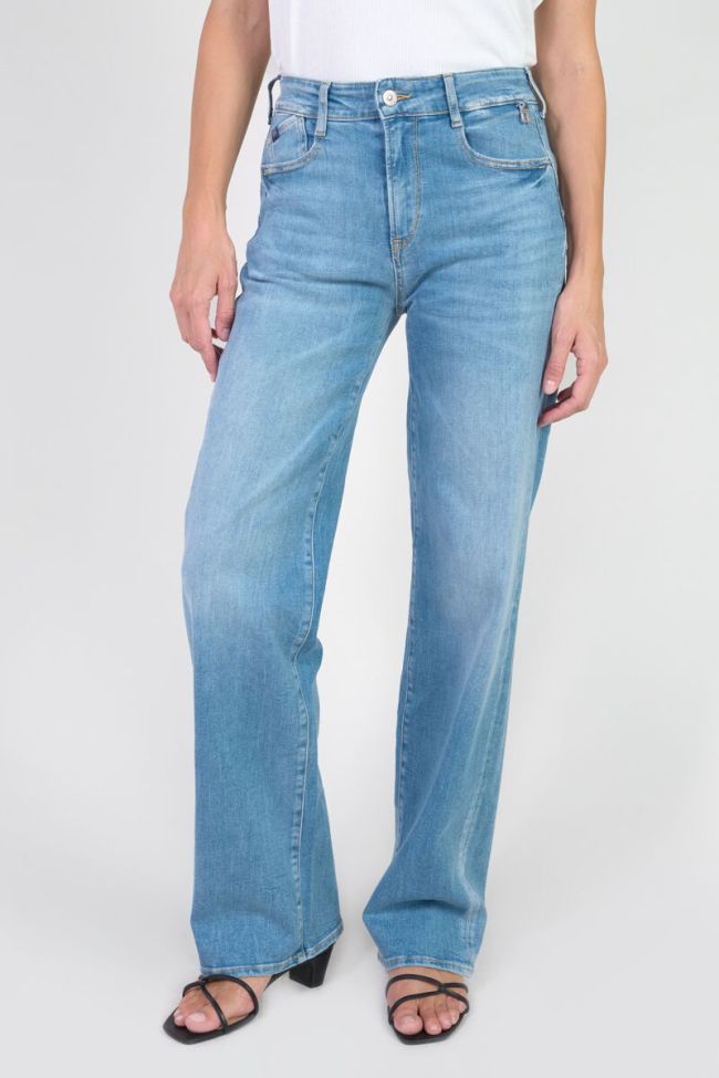 Jeans pulp wide leg Alba taille haute bleu N°4