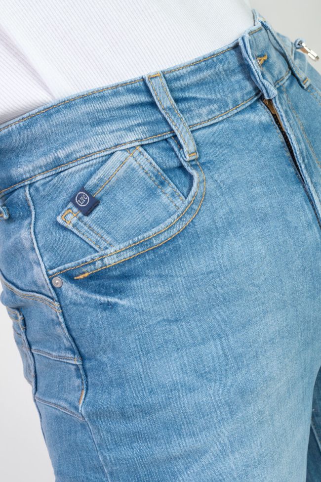 Jeans pulp wide leg Alba taille haute bleu N°4