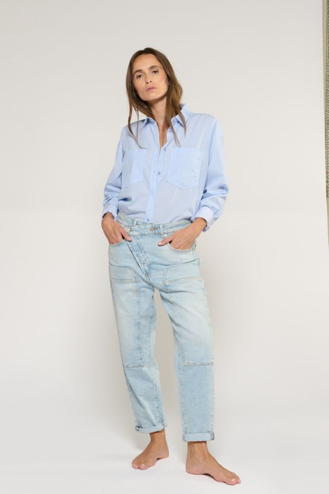 Jeans boyfit Cosy pocket 7/8th blue N°5