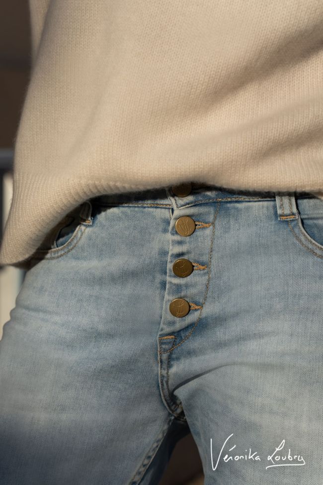 James 400/60 girlfriend by Véronika Loubry high-waisted jeans blue N°5