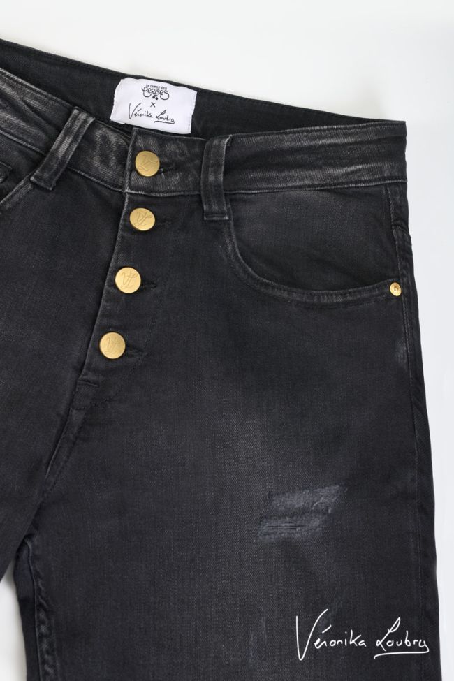 James 400/60 girlfriend by Véronika Loubry high-waisted jeans black