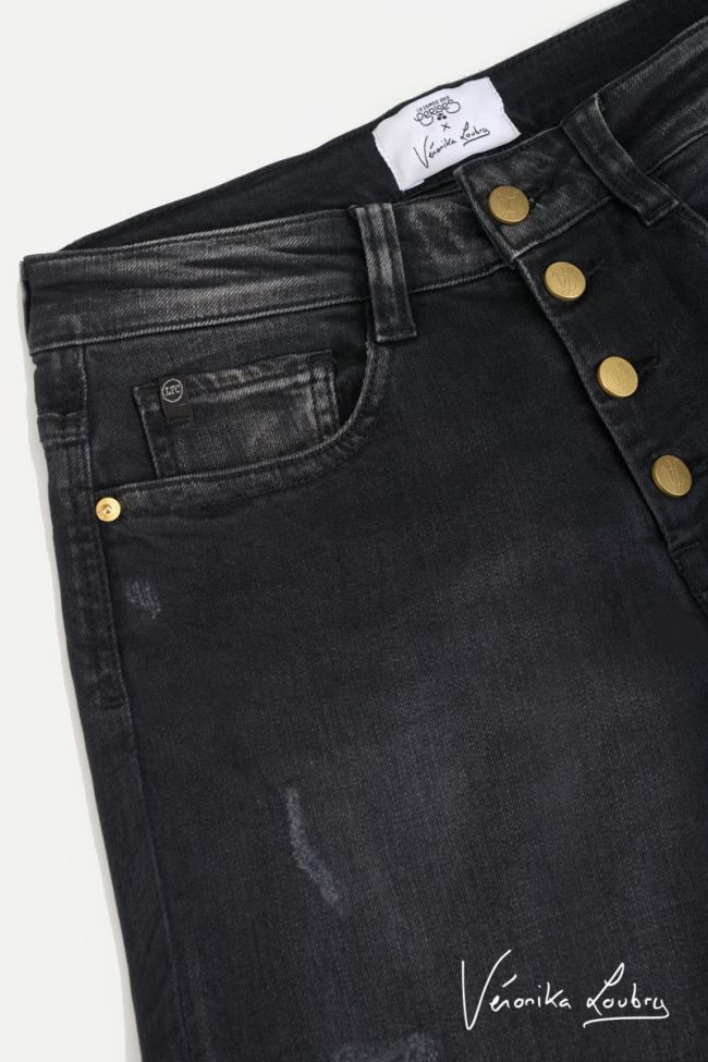 James 400/60 girlfriend by Véronika Loubry high-waisted jeans black