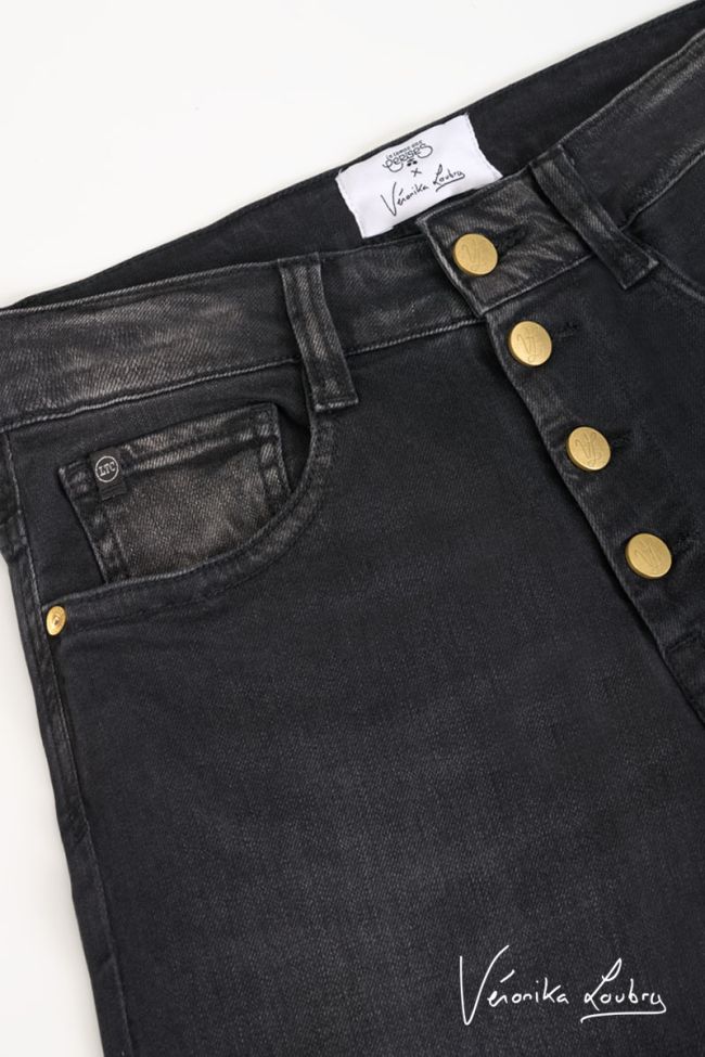 James 400/60 girlfriend by Véronika Loubry high-waisted jeans black